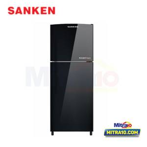 Sanken Kulkas 2 Pintu 2D SK-G280V-BK 260 Liter Premium Inverter