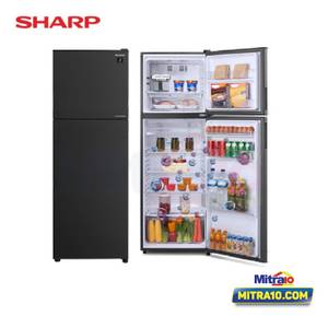 Sharp Kulkas 2 Pintu 2D SJ-326SI-GK 205 Liter Inverter Hitam