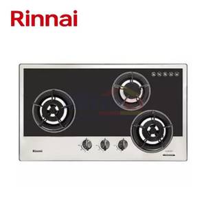 Rinnai Kompor Tanam Kaca 3 Tungku RB-3SS-C(GB) Hitam