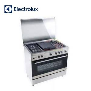 Electrolux Kompor Freestanding 4 Tungku EKG9688X 90 Cm Hitam