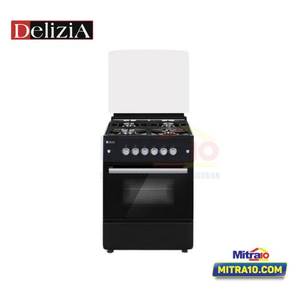 Delizia Kompor Freestanding 4 Tungku D6FF4B5BK VICENZA 60 cm Hitam