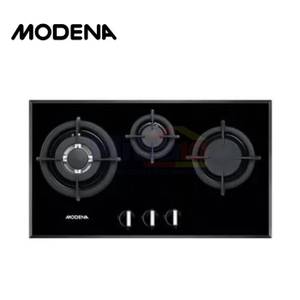 Modena Kompor Tanam Kaca 2 Tungku BH 1735 Hitam