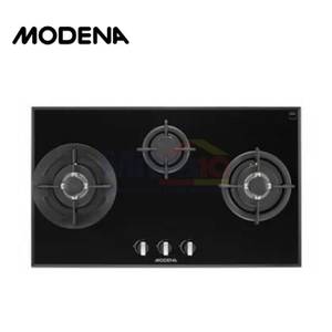 Modena Kompor Tanam Kaca 3 Tungku BH 1935 Hitam