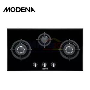 Modena Kompor Tanam Kaca 2 Tungku BH 1935 90 Cm Hitam