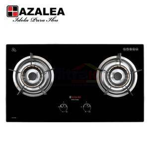 Azalea Kompor Tanam Kaca 2 Tungku AGC 732B Hitam