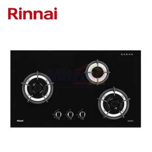 Rinnai Kompor Tanam Kaca 3 Tungku RB-93UG Hitam