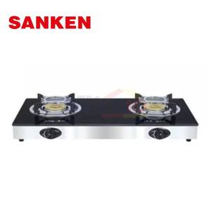 Sanken Kompor Portabel Kaca 2 Tungku SG-363BX Hitam