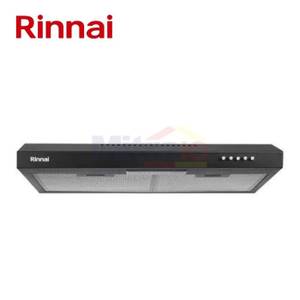 Rinnai Penghisap Asap Dapur Slim RH-S1456-PBW 60 Cm Hitam