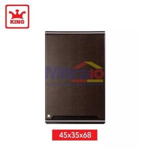 King Lemari Kabinet Atas Dapur Satu Pintu 1E-CU-POA-1C 45x35x68 Cm Coklat