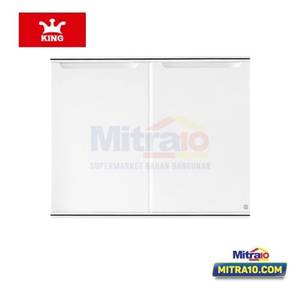 King Lemari Kabinet Bawah Dapur Dua Pintu 1E-RO-PK-2C Putih