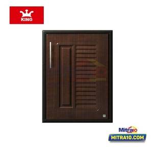 King Pintu Kabinet Bawah Dapur Satu Pintu OA1N-S46 Nova Coklat