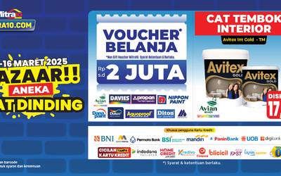 Promo Bazaar Cat Dinding Mitra10